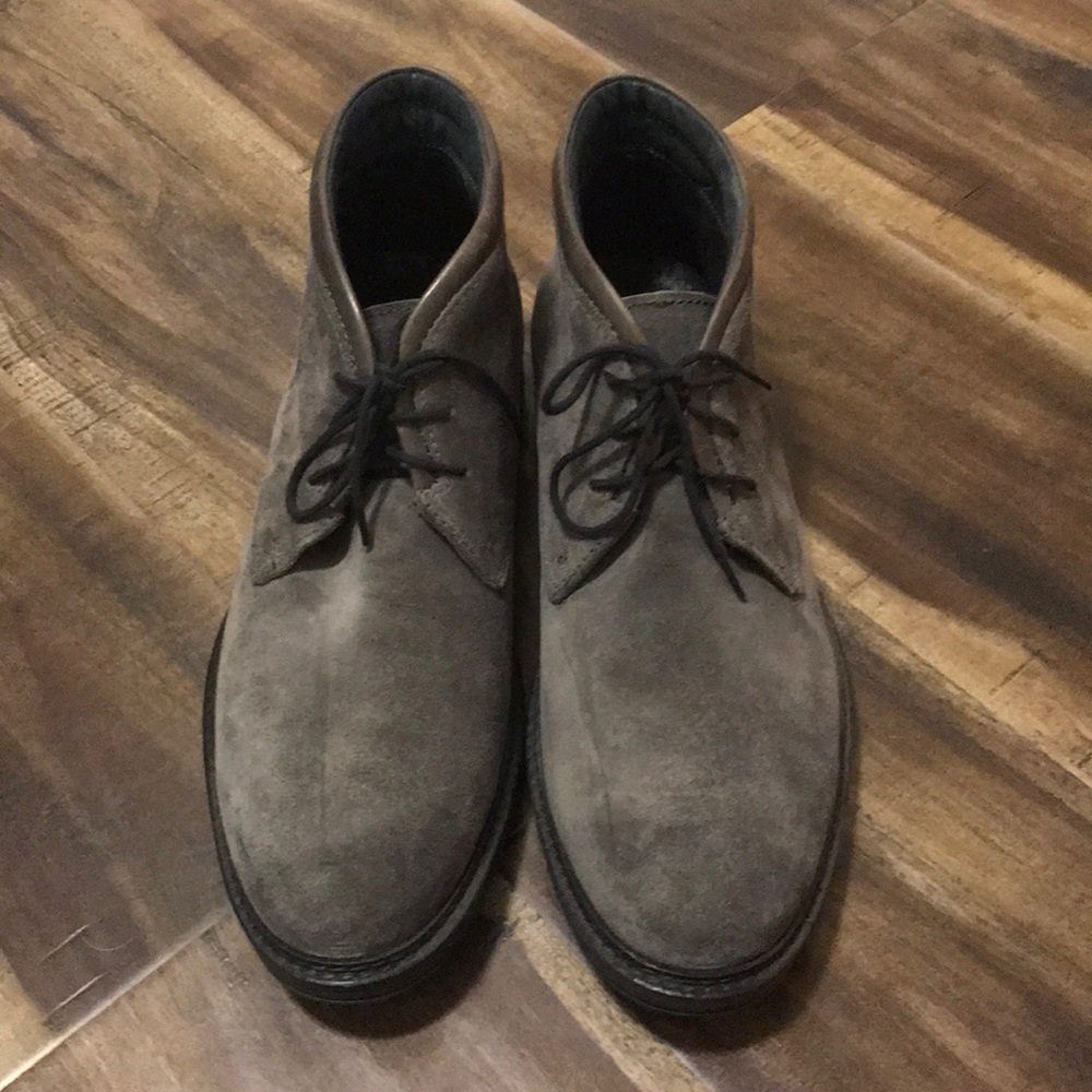 NWOT Men’s Alfani Suede Gray dress shoes size 11